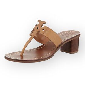 Tory Burch Moore Logo Thong City Sandal Royal Tan 7